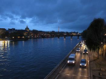 Paris at dusk