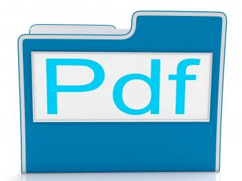 Pdf File Shows Document Format Or Files