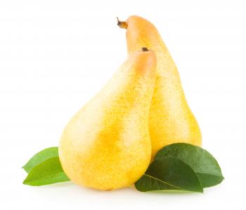 Pears isolated on white background