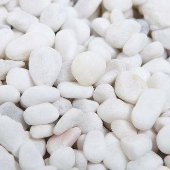 Amazon.com: 8-lbs Mini White Synthetic River Pebbles, Decorative ...