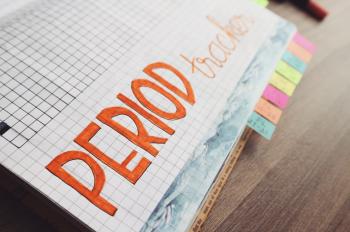 Period Trackers Written on Graphing Notebook
