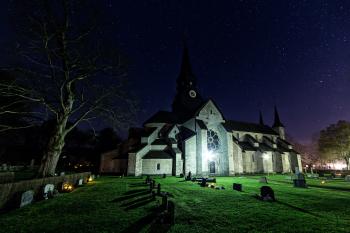 Photo of Cemetery at Night