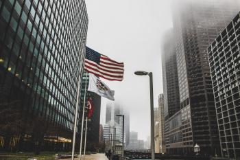 Photo of High Rise Buildings on a Foggy Day