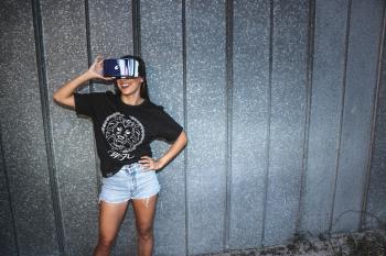 Photo of Woman Using Vr Headset