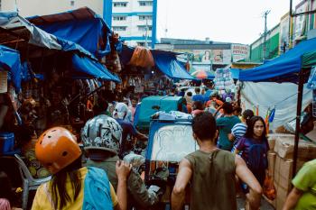 Photography of People in the Market Place