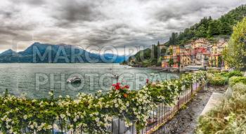 The picturesque village of Varenna over the Lake Como, Italy - Marco ...