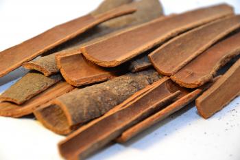 Pieces of cinnamon bark