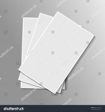 Vector Realistic Isolated Pile Paper On Stock Vector HD (Royalty ...