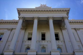 Free Stock Photo of Pillars of a Government Building