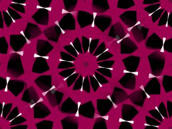 Pink and black seamless pattern