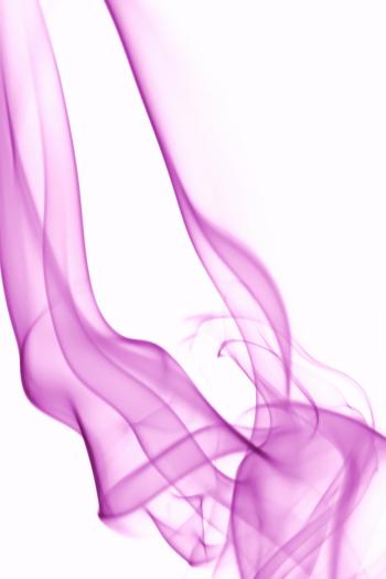 Pink color smoke waves