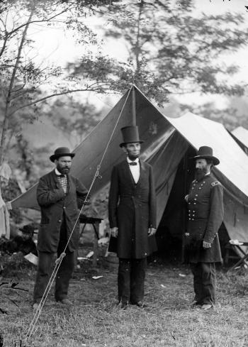 Pinkerton with Abraham Lincoln