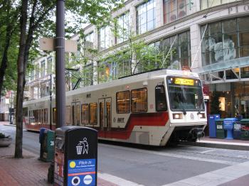 Pioneer Place Mall with Max train 2