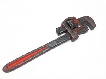Vintage Rustic Old Antique Improved STILLSON 6 Pipe