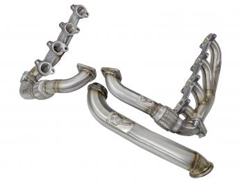 aFe POWER 48-34008 Twisted Steel Headers, Up-Pipes & Down-Pipe | aFe ...