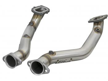 aFe POWER 48-34130-YN 3" Twisted Steel Connection Pipes; Race Series ...