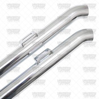 Lowbrow Customs Shotgun Exhaust Pipes 1990-2003 XL Chrome