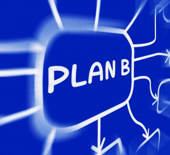 Plan B Diagram Displays Substitute Or Alternative