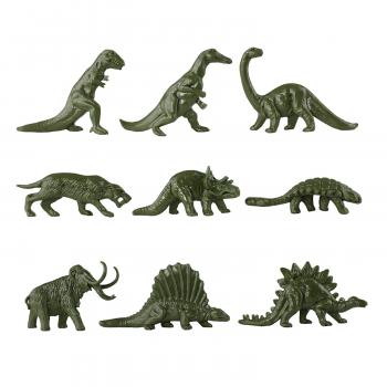 Amazon.com: TimMee Plastic DINOSAUR Figures - Green & Yellow 48pc ...
