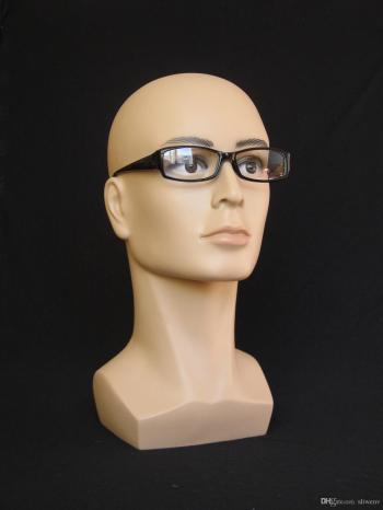 2018 Wig Hat Sunglass Display Plastic Men Mannequin Head Dummy ...