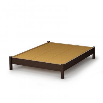 Full size Contemporary Platform Bed in Chocolate Finish | Affordable ...