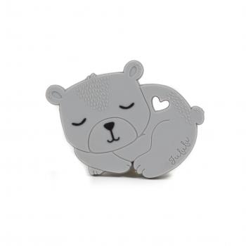 Polar Bear Silicone Teether – Chomp Chew Bead Designs