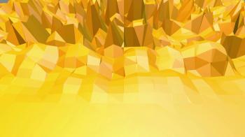 Yellow low poly background oscillating. Abstract low poly surface as ...