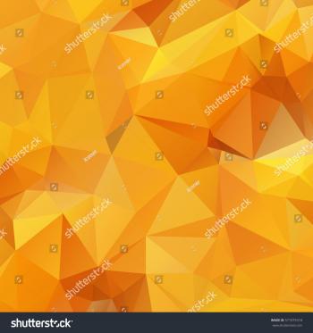 Yellow Abstract Triangular Mosaic Polygonal Background Stock Vector ...