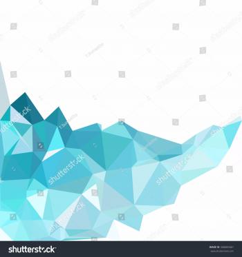 Blue Polygonal Mosaic Background Creative Design Stock Vector ...