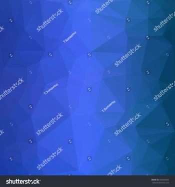 Blue Polygonal Mosaic Background Creative Design Stock Vector ...