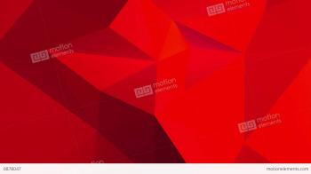 Red Abstract 3d Background With Polygonal Pattern Stock Animation ...