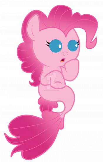 Baby Seapony Pinkie by Magpie-pony on DeviantArt