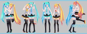 Couple Pose Pack [Download] by Fujiwara-no-Moko on DeviantArt