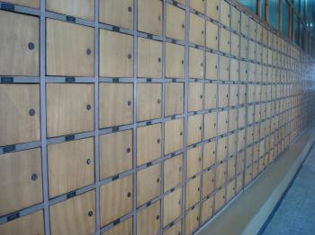 Post office mail boxes