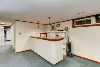 Built-in bar area in the lower level family room | 2308 POT SPRING ...