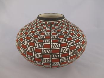 Acoma Pot by Paula Estevan - Pueblo Pottery - Paula Estevan