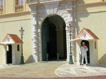 Prince's Palace of Monaco. Guarded