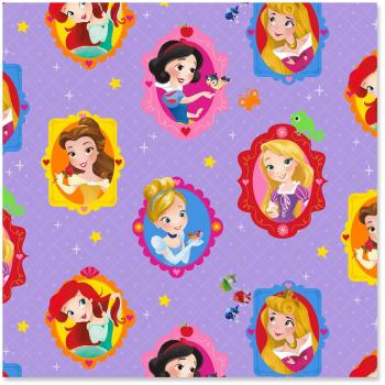 Disney Princess Cute Wrapping Paper Roll, 25 sq. ft. - Wrapping ...