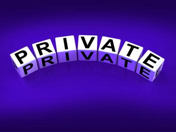 Private Blocks Refer to Confidentiality Exclusively and Privacy