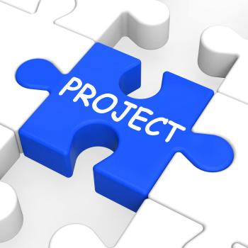 Project Puzzle Shows Plan Mission Or Task