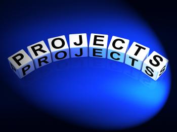 Projects Dice Represent Ideas activities Tasks and Enterprises