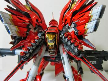 MG 1/100 MSN-06S Sinanju Full Psycho Frame Activated (Destroy Mode ...