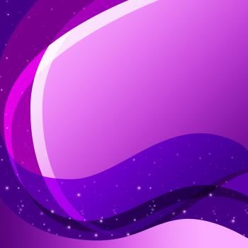Purple Curves Background Means Swirly Lines And Sparkles