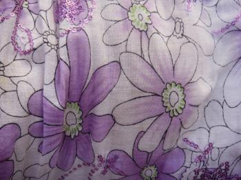 Purple flower design