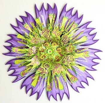 Purple Wall Accent | Salvage and Bloom