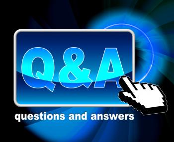 Q And A Means Frequently Asked Questions And Web