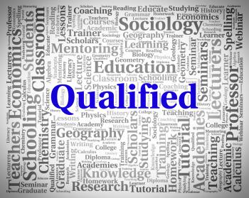 Qualified Word Indicates Certified Chartered And Expert