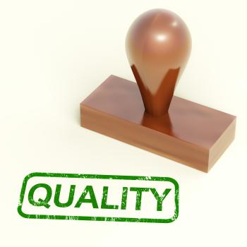 Quality Stamp Showing Excellent Products