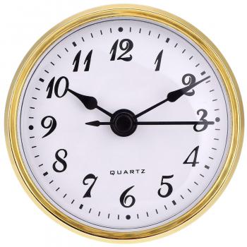 Amazon.com: Hicarer 2.8 Inch/70 mm Quartz Clock Insert, Gold Trim ...