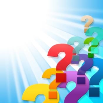Question Marks Indicates Frequently Asked Questions And Asking